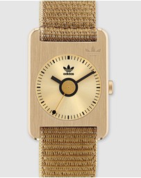 adidas Originals - Retro Pop One Gold-Tone Watch