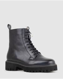 Edward Meller - UTHER Lace Up Boot on Chunky Sole