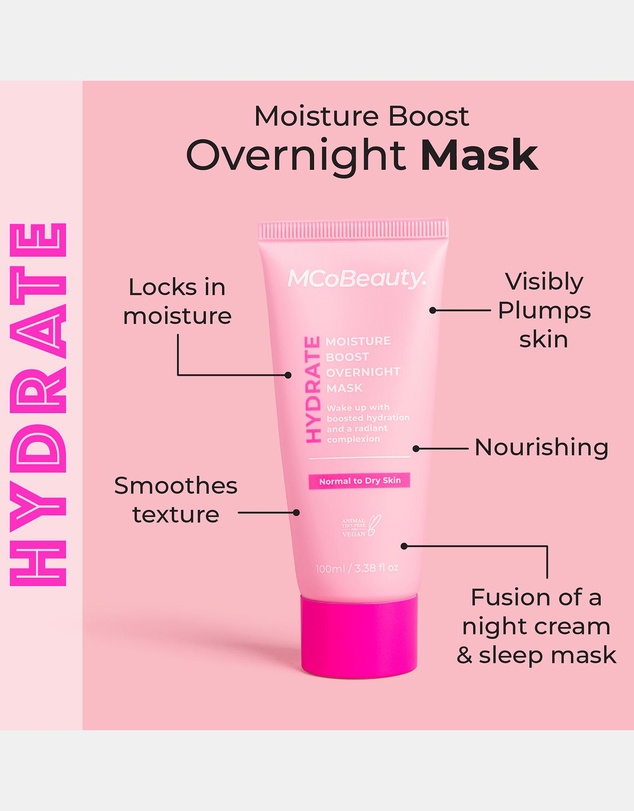 MCoBeauty - Hydrate Moisture Boost Overnight Mask 100ml