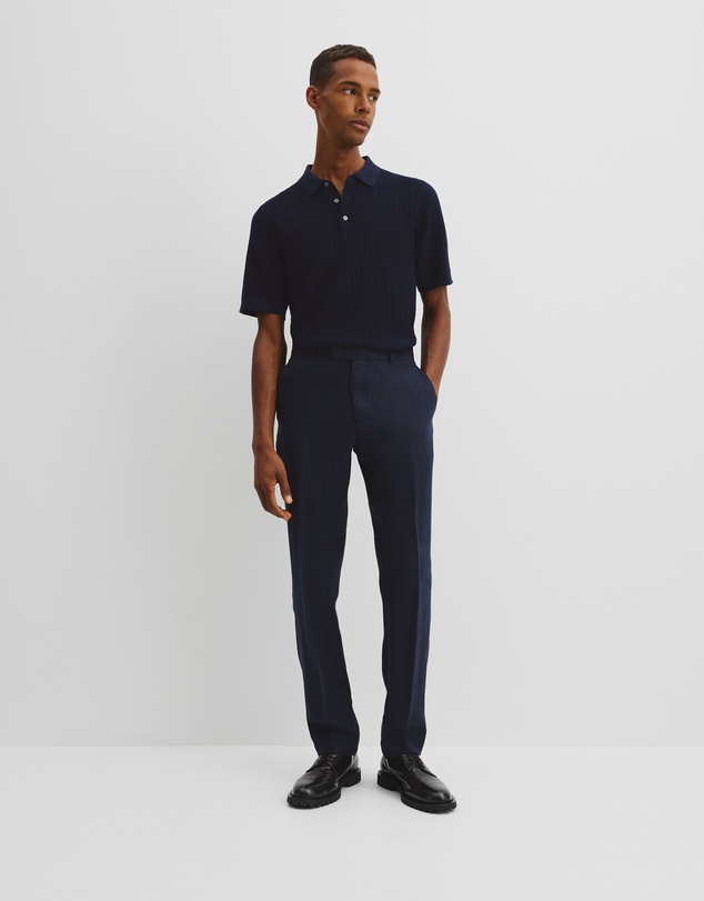 Country Road - Australian Cotton Herringbone Knit Polo