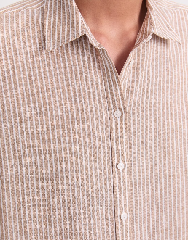 Sportscraft - Dahlia Stripe Linen Shirt
