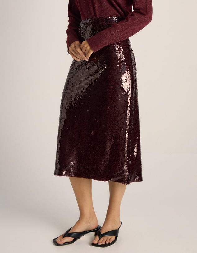 Fate + Becker - Monroe Sequin Pencil Skirt