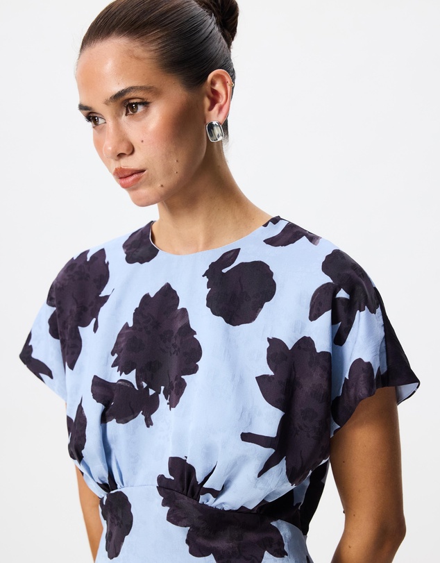 Tussah - Reena Printed Flutter Sleeve Top