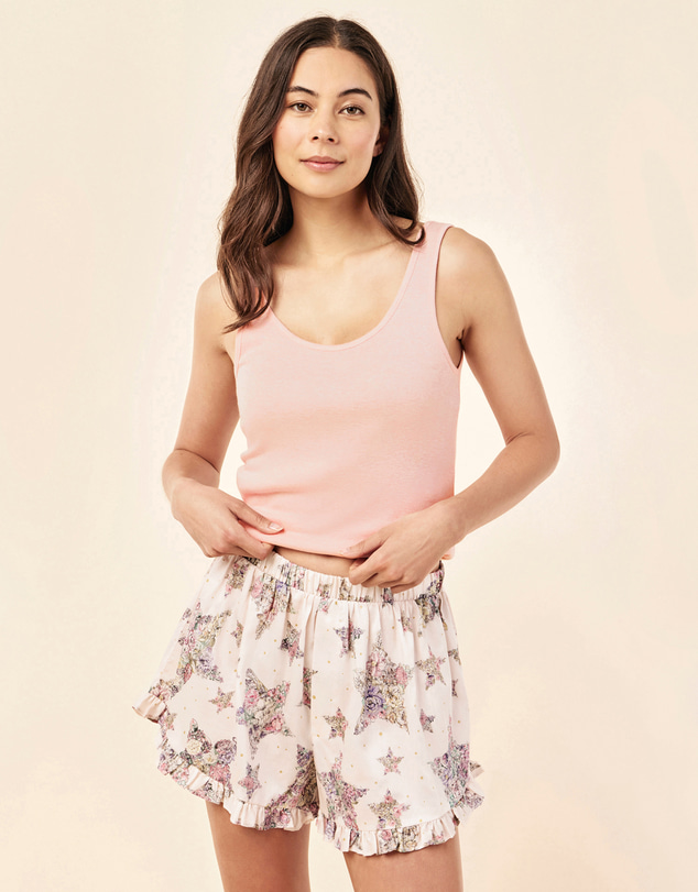 Papinelle - Floral Star Frill Boxer & Pia Tank