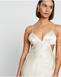 Third Form - Crush Bias Tri Midi Dress