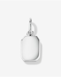 Michael Hill - Letter A Mother of Pearl Initial Pendant in Sterling Silver