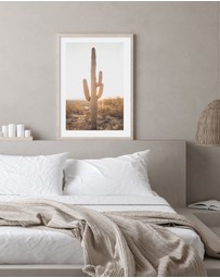 Olive et Oriel - Sunset Cactus Art Print