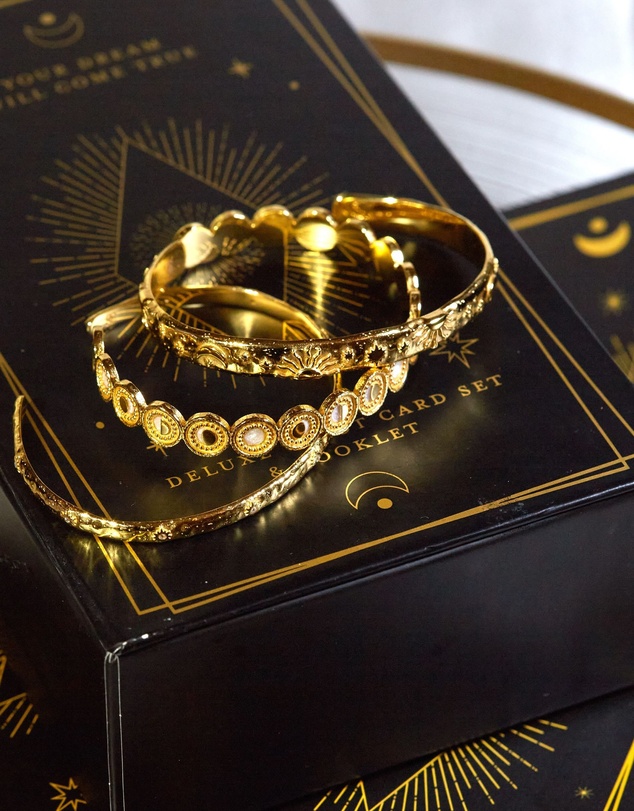 Ottoman Hands - Moon Phase Cuff Bracelet