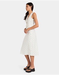 RVCA - Womens Rose Bud Annika Midi Skirt