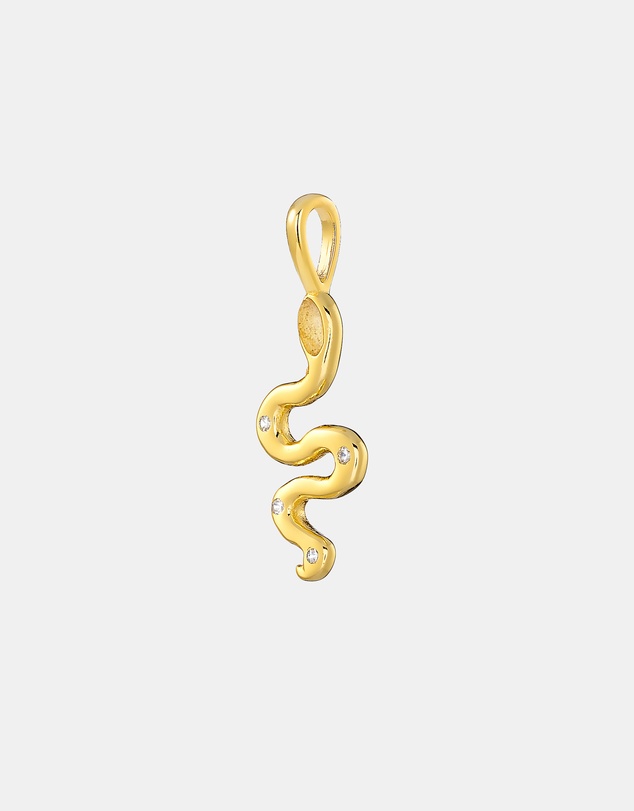 Zoe Olivia - 14K Gold Vermeil Snake Charm