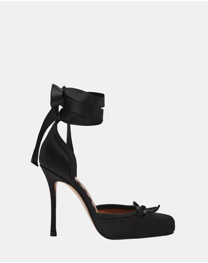 Steve Madden - Larina Black Heels