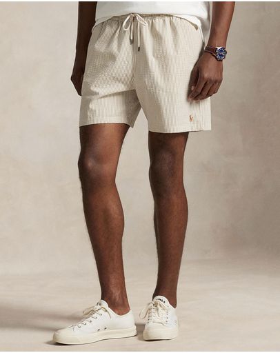 Coastal Beige Seersucker