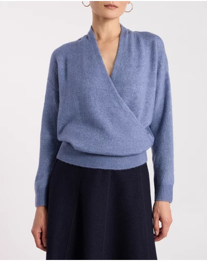 David Lawrence - Lark Wrap Knit Jumper