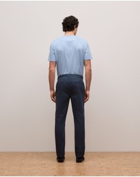 Trenery - Tailored Cuff Detail Pant in Navy