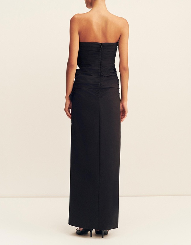 Shona Joy - Campbell Ruffle Side Split Maxi Dress