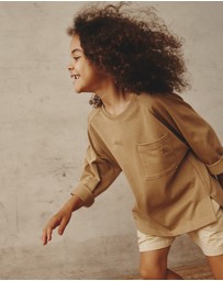 Alfred - Duncan Long Sleeve Top | Khaki