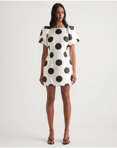 Decjuba - Zayn Puff Sleeve Mini Dress