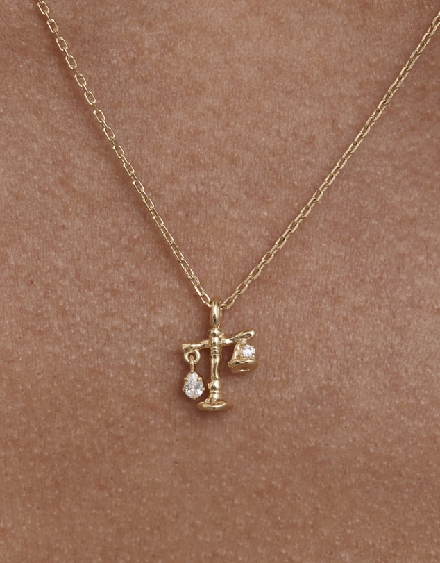 By Charlotte - You Are Magic Zodiac Necklace Libra