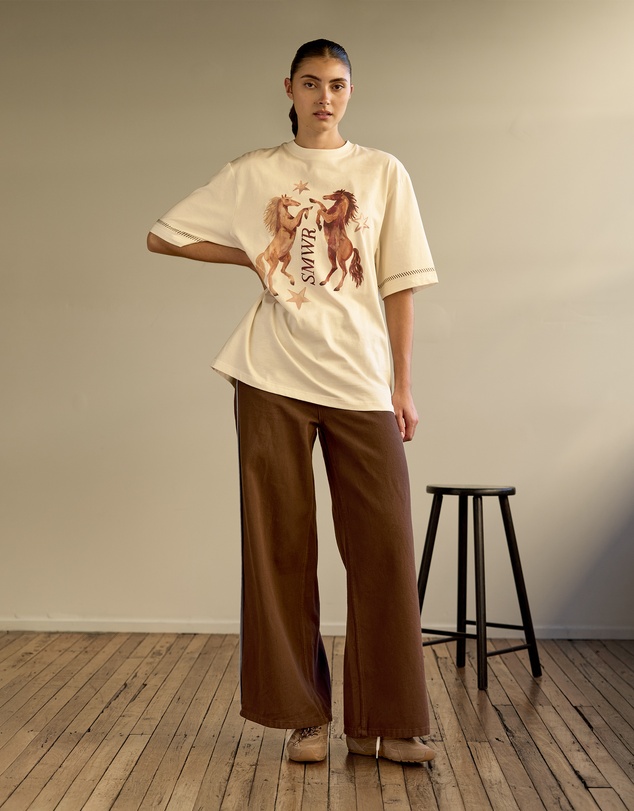 SMWR. by The Somewhere Co - The Homestead Oversized Tee