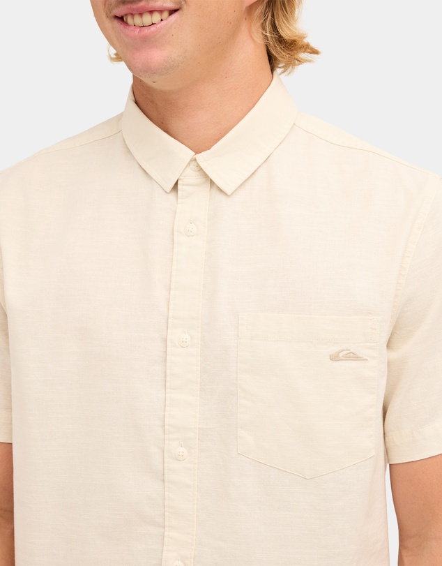 Quiksilver - Mens Palm Waves Short Sleeve Shirt