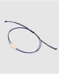 Kuzzoi - ICONIC EXCLUSIVE - Bracelet Male Shell Blue Nylon