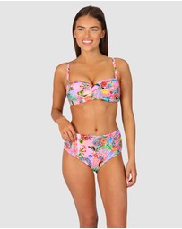 Baku Swimwear - Sardinia D-DD Cup Twist Bandeau Bikini Bra Top