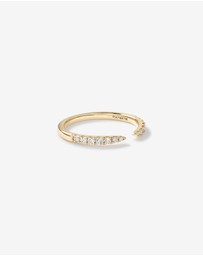 Michael Hill - 0.25 Carat TW Diamond Open Wedding Band in 14kt Yellow Gold