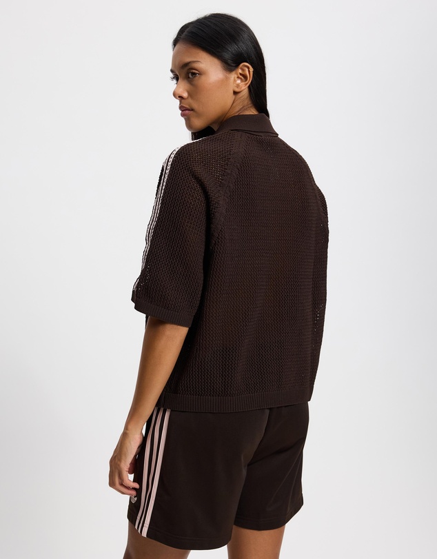adidas Originals - Knitted Crochet Polo