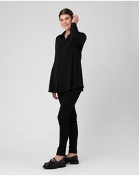 Ripe Maternity - Tina Peplum Shirt
