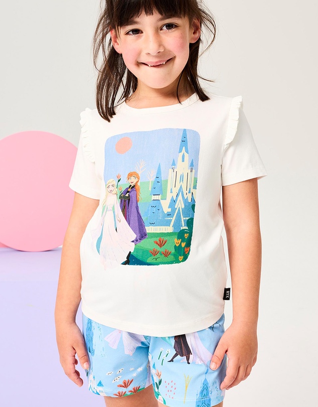 Rock Your Kid - Frozen Frill Short Pyjamas - Kids-Teens