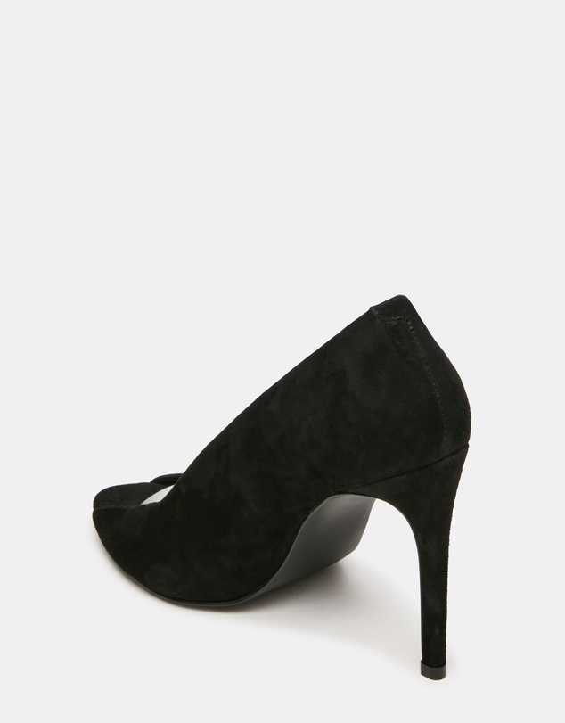 Steve Madden - Santino Black Suede Heels