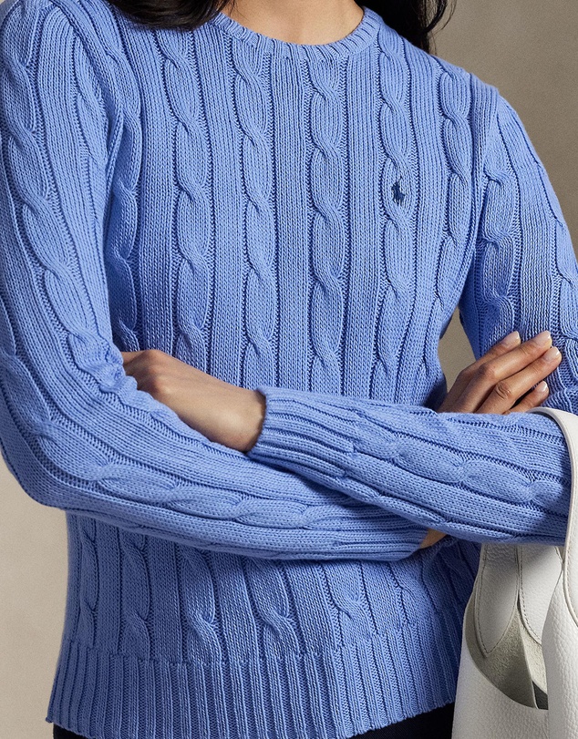 Polo Ralph Lauren - Cable-Knit Cotton Crewneck Sweater