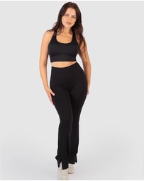 B Free Intimate Apparel - Flare Leggings | High Waisted & Pet Hair Resistant