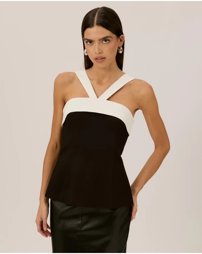 Tussah - Tiana Contrast Halter Top