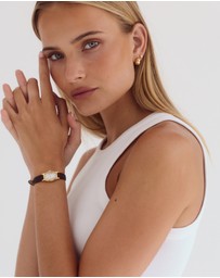 CENDRE - Emmeline Watch White Espresso Croc