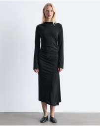 & Other Stories - Gathered Midi Dress