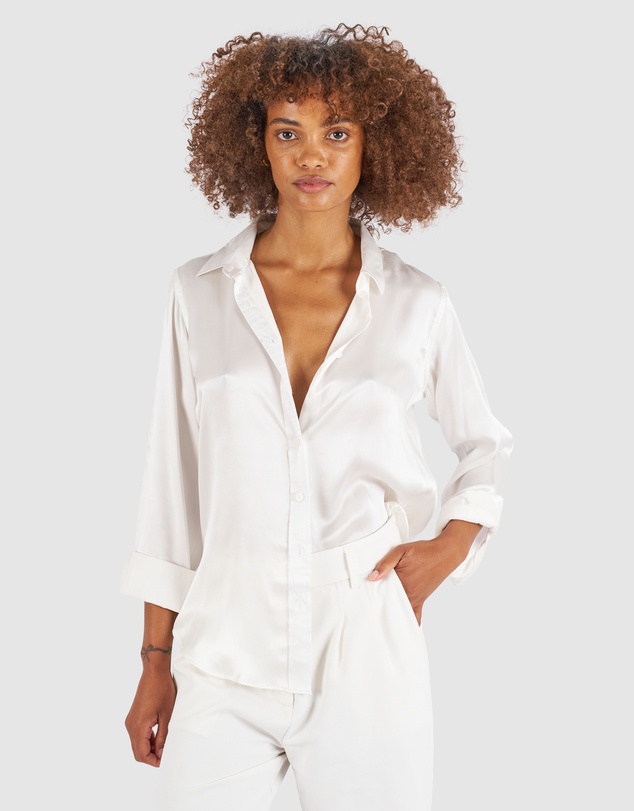 CAMIXA - Satin Silk Shirt