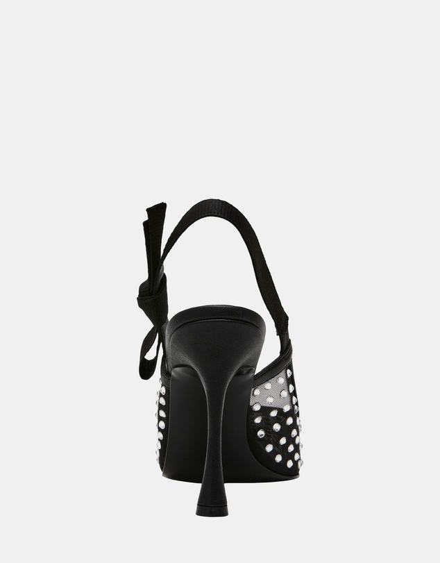 Steve Madden - Bri Black Lace Heels