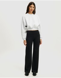 Cotton On Body Active - Plush Cropped Crew Sweat