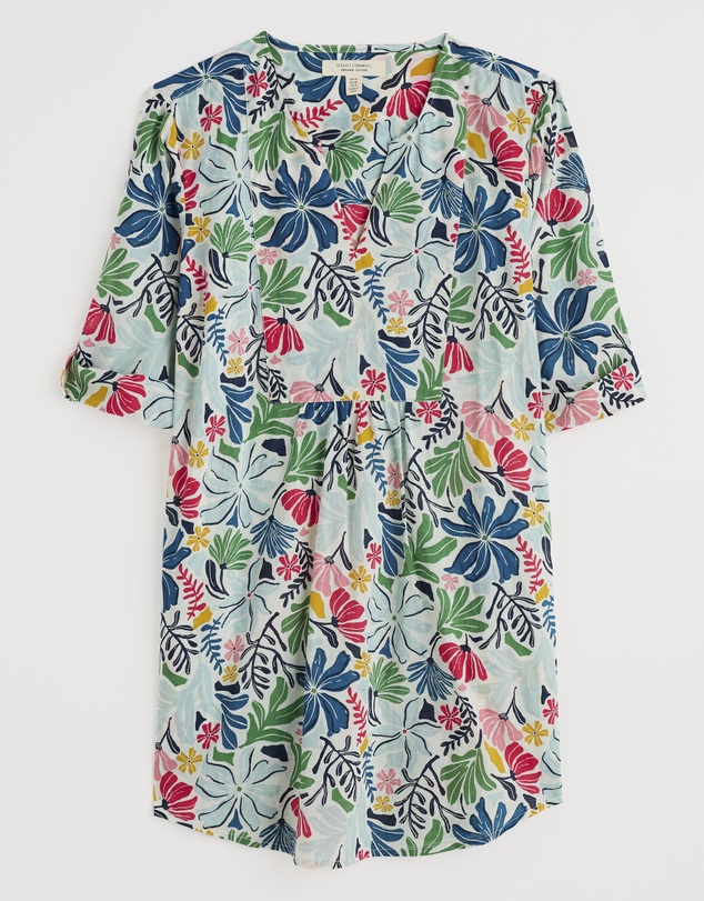 Seasalt - Seasalt Cornwall Seaweed Flower Chalk Op Art Tunic