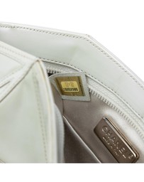 Pre-Loved by Azura Reborn - Pre-Loved Pearlescent Lambskin Midnight Swim Wristlet Clutch