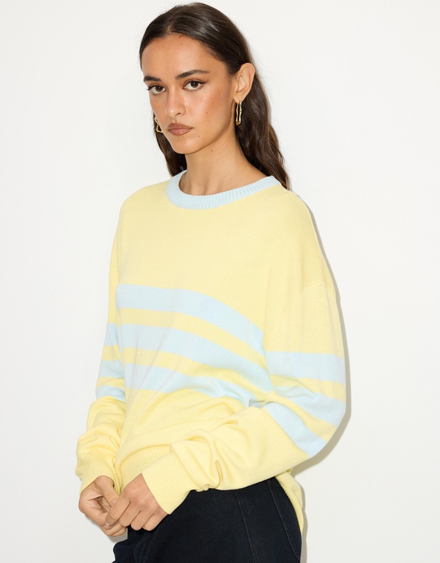 Dazie - Taylor Stripe Knit Jumper