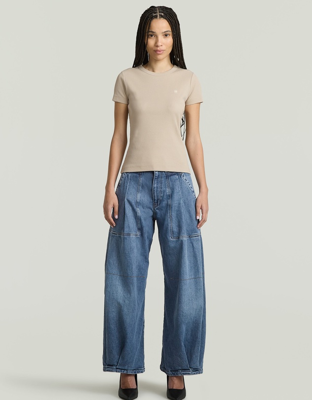 G-Star - Rib Cap Sleeve Tee