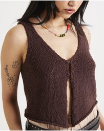 Subtitled - Bel Boucle Vest Top