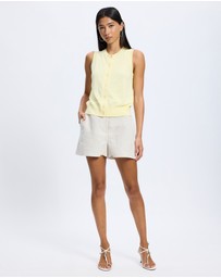White By FTL - Kyra Knit Top