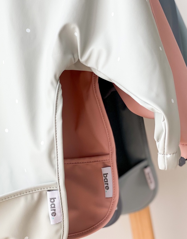 Bare The Label - Smock Bib, Two Pack