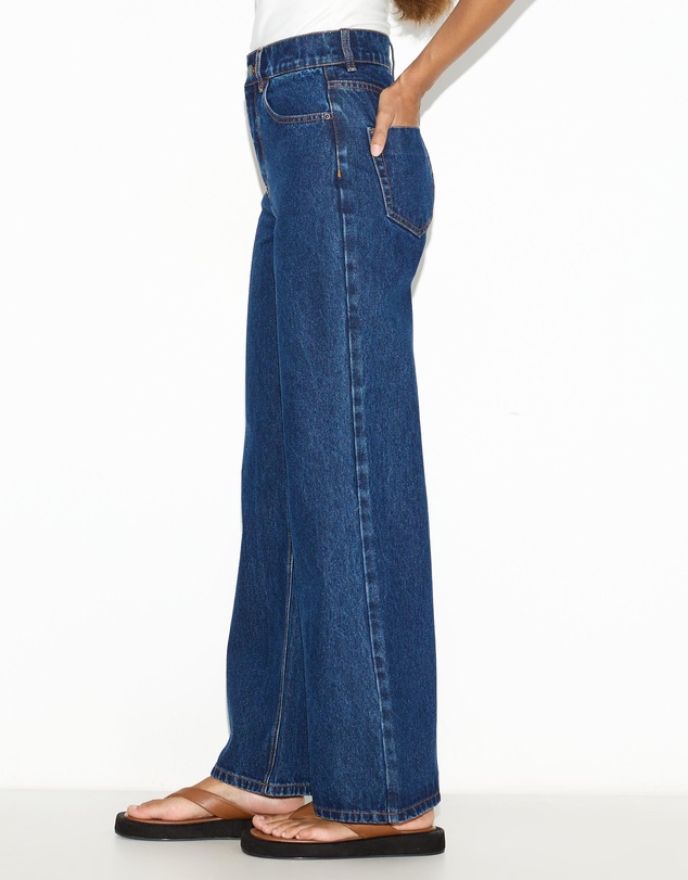 Dazie - London High Waisted Wide Leg Jeans