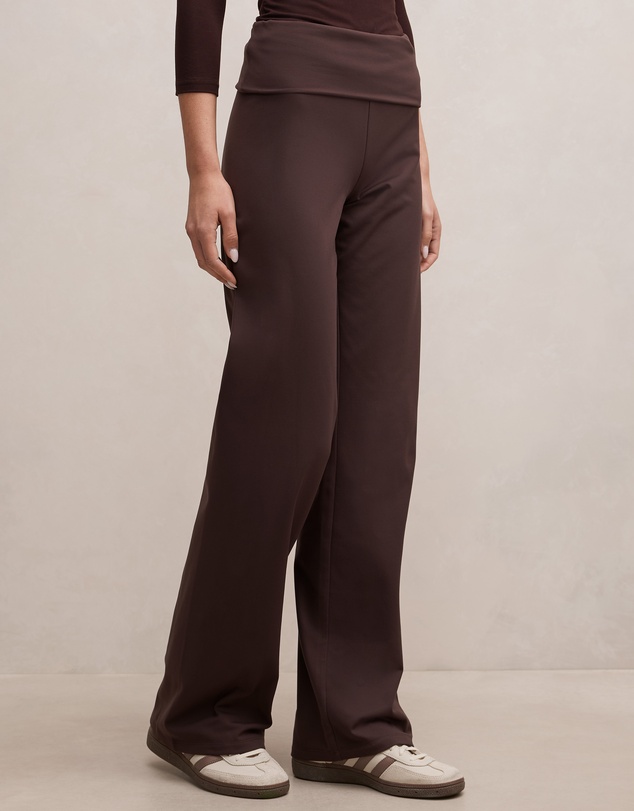 Forever New - Wren Fold Waist Wide Leg Pants