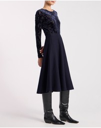 David Lawrence - Aster Velvet Burnout Top