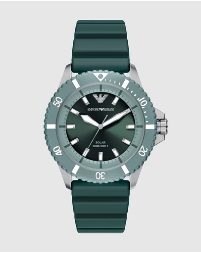 Emporio Armani - Green Analogue Watch